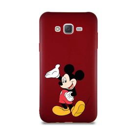 Printify Samsung Galaxy J7 Core Soft Premier Kapak Mickey Mouse-C Tasarımlı Silikon Cep Telefonu Kılıfı