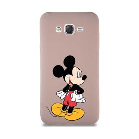 Printify Samsung Galaxy J7 Core Soft Premier Kapak Mickey Mouse-D Tasarımlı Silikon Cep Telefonu Kılıfı