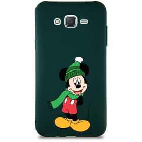 Printify Samsung Galaxy J7 Core Soft Premier Kapak Mickey Mouse-G Tasarımlı Silikon Cep Telefonu Kılıfı