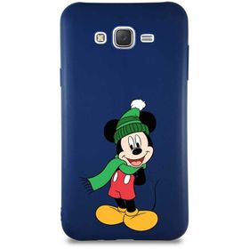 Printify Samsung Galaxy J7 Core Soft Premier Kapak Mickey Mouse-G Tasarımlı Silikon Cep Telefonu Kılıfı