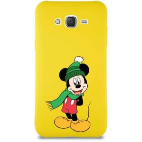 Printify Samsung Galaxy J7 Core Soft Premier Kapak Mickey Mouse-G Tasarımlı Silikon Cep Telefonu Kılıfı