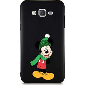 Printify Samsung Galaxy J7 Core Soft Premier Kapak Mickey Mouse-G Tasarımlı Silikon Cep Telefonu Kılıfı