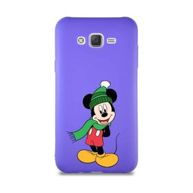 Printify Samsung Galaxy J7 Core Soft Premier Kapak Mickey Mouse-G Tasarımlı Silikon Cep Telefonu Kılıfı
