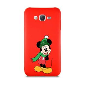 Printify Samsung Galaxy J7 Core Soft Premier Kapak Mickey Mouse-G Tasarımlı Silikon Cep Telefonu Kılıfı