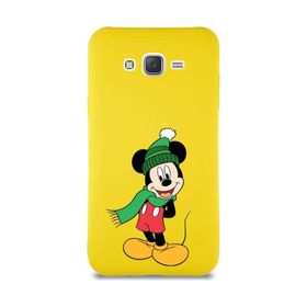 Printify Samsung Galaxy J7 Core Soft Premier Kapak Mickey Mouse-G Tasarımlı Silikon Cep Telefonu Kılıfı