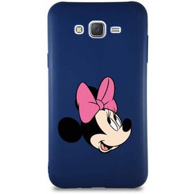 Printify Samsung Galaxy J7 Core Soft Premier Kapak Minnie Mouse-A Tasarımlı Silikon Cep Telefonu Kılıfı