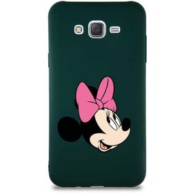 Printify Samsung Galaxy J7 Core Soft Premier Kapak Minnie Mouse-A Tasarımlı Silikon Cep Telefonu Kılıfı