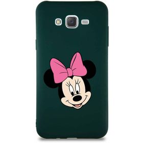 Printify Samsung Galaxy J7 Core Soft Premier Kapak Minnie Mouse-C Tasarımlı Silikon Cep Telefonu Kılıfı