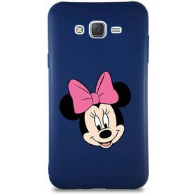 Printify Samsung Galaxy J7 Core Soft Premier Kapak Minnie Mouse-C Tasarımlı Silikon Cep Telefonu Kılıfı