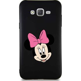 Printify Samsung Galaxy J7 Core Soft Premier Kapak Minnie Mouse-C Tasarımlı Silikon Cep Telefonu Kılıfı