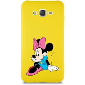 Printify Samsung Galaxy J7 Core Soft Premier Kapak Minnie Mouse-E Tasarımlı Silikon Cep Telefonu Kılıfı