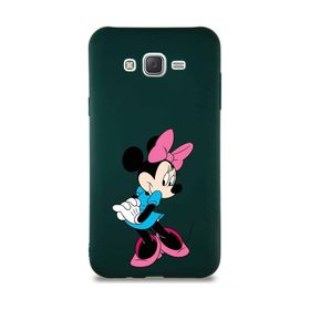 Printify Samsung Galaxy J7 Core Soft Premier Kapak Minnie Mouse-F Tasarımlı Silikon Cep Telefonu Kılıfı