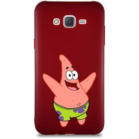 Printify Samsung Galaxy J7 Core Soft Premier Kapak Patrick Yıldız Tasarımlı Silikon Cep Telefonu Kılıf