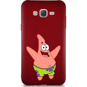 Printify Samsung Galaxy J7 Core Soft Premier Kapak Patrick Yıldız Tasarımlı Silikon Cep Telefonu Kılıf