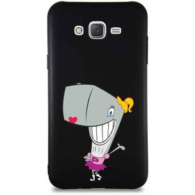 Printify Samsung Galaxy J7 Core Soft Premier Kapak Pearl Yengeç Tasarımlı Silikon Cep Telefonu Kılıf