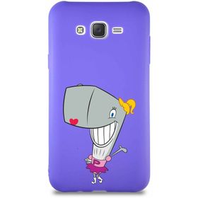 Printify Samsung Galaxy J7 Core Soft Premier Kapak Pearl Yengeç Tasarımlı Silikon Cep Telefonu Kılıf