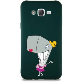 Printify Samsung Galaxy J7 Core Soft Premier Kapak Pearl Yengeç Tasarımlı Silikon Cep Telefonu Kılıf