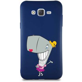 Printify Samsung Galaxy J7 Core Soft Premier Kapak Pearl Yengeç Tasarımlı Silikon Cep Telefonu Kılıf
