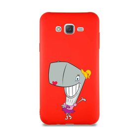 Printify Samsung Galaxy J7 Core Soft Premier Kapak Pearl Yengeç Tasarımlı Silikon Cep Telefonu Kılıf