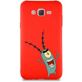 Printify Samsung Galaxy J7 Core Soft Premier Kapak Plankton Tasarımlı Silikon Cep Telefonu Kılıf