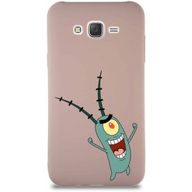 Printify Samsung Galaxy J7 Core Soft Premier Kapak Plankton Tasarımlı Silikon Cep Telefonu Kılıf