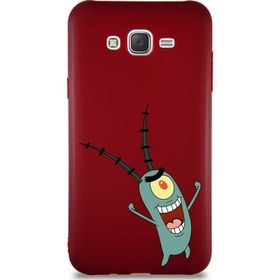 Printify Samsung Galaxy J7 Core Soft Premier Kapak Plankton Tasarımlı Silikon Cep Telefonu Kılıf