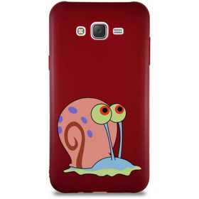 Printify Samsung Galaxy J7 Core Soft Premier Kapak Salyangoz Gary Tasarımlı Silikon Cep Telefonu Kılıf