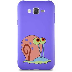 Printify Samsung Galaxy J7 Core Soft Premier Kapak Salyangoz Gary Tasarımlı Silikon Cep Telefonu Kılıf