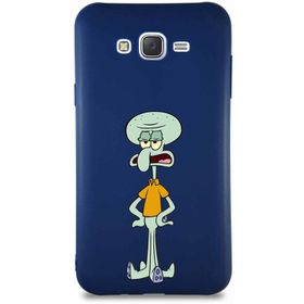Printify Samsung Galaxy J7 Core Soft Premier Kapak Squidward Dokunaç Tasarımlı Silikon Cep Telefonu Kılıf