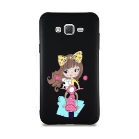 Printify Samsung Galaxy J7 Core Soft Premier Kapak Vespagirl Tasarımlı Silikon Cep Telefonu Kılıf