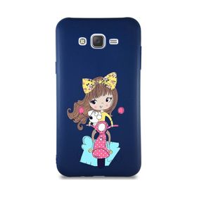 Printify Samsung Galaxy J7 Core Soft Premier Kapak Vespagirl Tasarımlı Silikon Cep Telefonu Kılıf