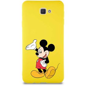 Printify Samsung Galaxy J7 Prime 2 Soft Premier Kapak Mickey Mouse-C Tasarımlı Silikon Cep Telefonu Kılıfı