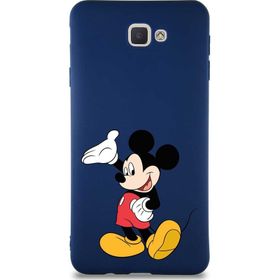 Printify Samsung Galaxy J7 Prime 2 Soft Premier Kapak Mickey Mouse-C Tasarımlı Silikon Cep Telefonu Kılıfı