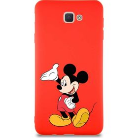 Printify Samsung Galaxy J7 Prime 2 Soft Premier Kapak Mickey Mouse-C Tasarımlı Silikon Cep Telefonu Kılıfı