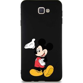 Printify Samsung Galaxy J7 Prime 2 Soft Premier Kapak Mickey Mouse-C Tasarımlı Silikon Cep Telefonu Kılıfı