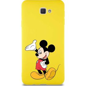 Printify Samsung Galaxy J7 Prime 2 Soft Premier Kapak Mickey Mouse-C Tasarımlı Silikon Cep Telefonu Kılıfı