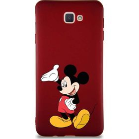 Printify Samsung Galaxy J7 Prime 2 Soft Premier Kapak Mickey Mouse-C Tasarımlı Silikon Cep Telefonu Kılıfı