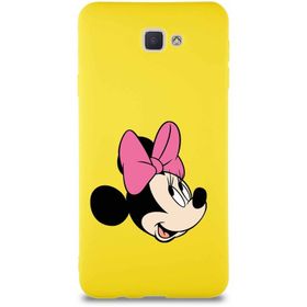 Printify Samsung Galaxy J7 Prime 2 Soft Premier Kapak Minnie Mouse-A Tasarımlı Silikon Cep Telefonu Kılıfı