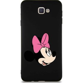 Printify Samsung Galaxy J7 Prime 2 Soft Premier Kapak Minnie Mouse-A Tasarımlı Silikon Cep Telefonu Kılıfı