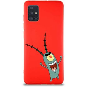 Printify Samsung Galaxy M31s Soft Premier Kapak Plankton Tasarımlı Silikon Cep Telefonu Kılıfı