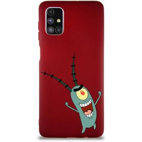 Printify Samsung Galaxy M51 Soft Premier Kapak Plankton Tasarımlı Silikon Cep Telefonu Kılıfı