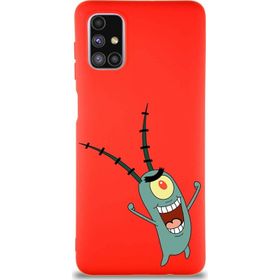 Printify Samsung Galaxy M51 Soft Premier Kapak Plankton Tasarımlı Silikon Cep Telefonu Kılıfı