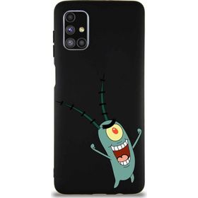Printify Samsung Galaxy M51 Soft Premier Kapak Plankton Tasarımlı Silikon Cep Telefonu Kılıfı