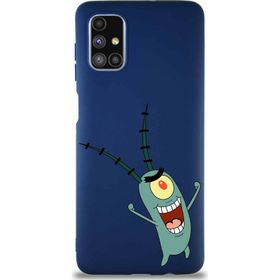 Printify Samsung Galaxy M51 Soft Premier Kapak Plankton Tasarımlı Silikon Cep Telefonu Kılıfı