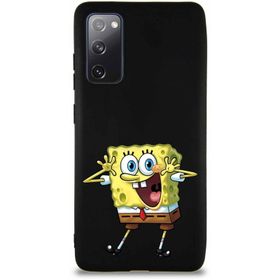 Printify Samsung Galaxy S20 Fe Soft Premier Kapak Sünger Bob Tasarımlı Silikon Cep Telefonu Kılıfı