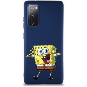 Printify Samsung Galaxy S20 Fe Soft Premier Kapak Sünger Bob Tasarımlı Silikon Cep Telefonu Kılıfı