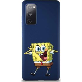 Printify Samsung Galaxy S20 Fe Soft Premier Kapak Sünger Bob Tasarımlı Silikon Cep Telefonu Kılıfı