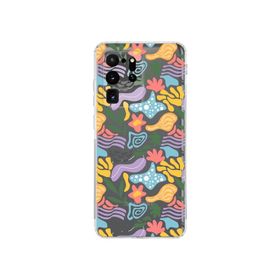 Printify Samsung Galaxy S20 Ultra İle Uyumlu 1mm Kapak Memphis Desen Tasarımlı Şeffaf Silikon Cep Telefonu Kılıfı