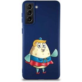 Printify Samsung Galaxy S21 Plus Soft Premier Kapak Bayan Puff Tasarımlı Silikon Cep Telefonu Kılıfı