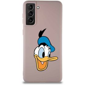 Printify Samsung Galaxy S21 Plus Soft Premier Kapak Donald Duck-A Tasarımlı Silikon Cep Telefonu Kılıfı